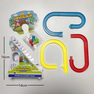Penguin Track Toy Climb Stairs Children Kids Classic Cartoon Dogs Ducks Electrical Music Light Birthday Christmas New Year Gift