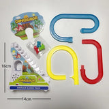 Penguin Track Toy Climb Stairs Children Kids Classic Cartoon Dogs Ducks Electrical Music Light Birthday Christmas New Year Gift