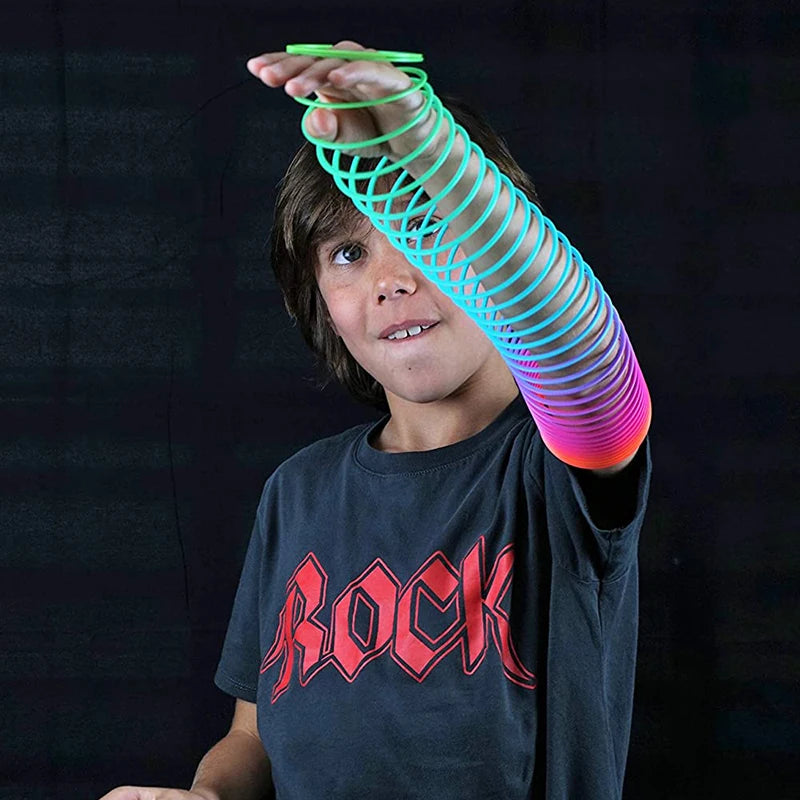 Rainbow Magic Neon Spring 1/3pcs Party Supplies  Boys Girls Easter Halloween Christmas Gift Classic Novelty Fidget Stress Toys