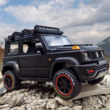 1:18 SUZUKI Jimny Alloy Car Model Diecasts Metal Toy Off-Road Vehicles Car Model Sound and Light Simulation Childrens Toys Gift