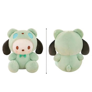 25cm Sanrio Plush Toy Hello Kitty Cinnamonroll Pochacco Kuromi Plushie Toys Stuffed Cute Cartoon Doll Birthday Christmas Gift