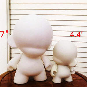 1PCS 4.4 -7" Kidrobot Munny DIY Kids Toys for Art Students White Dolls Do it Yourself Elfbar Vinyl Art Figure Toy  Accessories