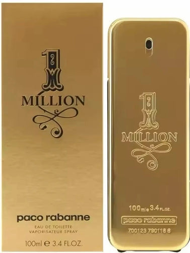 Paco Rabanne 1 Million 3.4 Oz Eau De Toilette Spray For Men